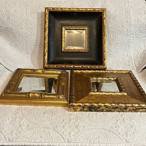 Roma framed mirror art, 3‎ pieces